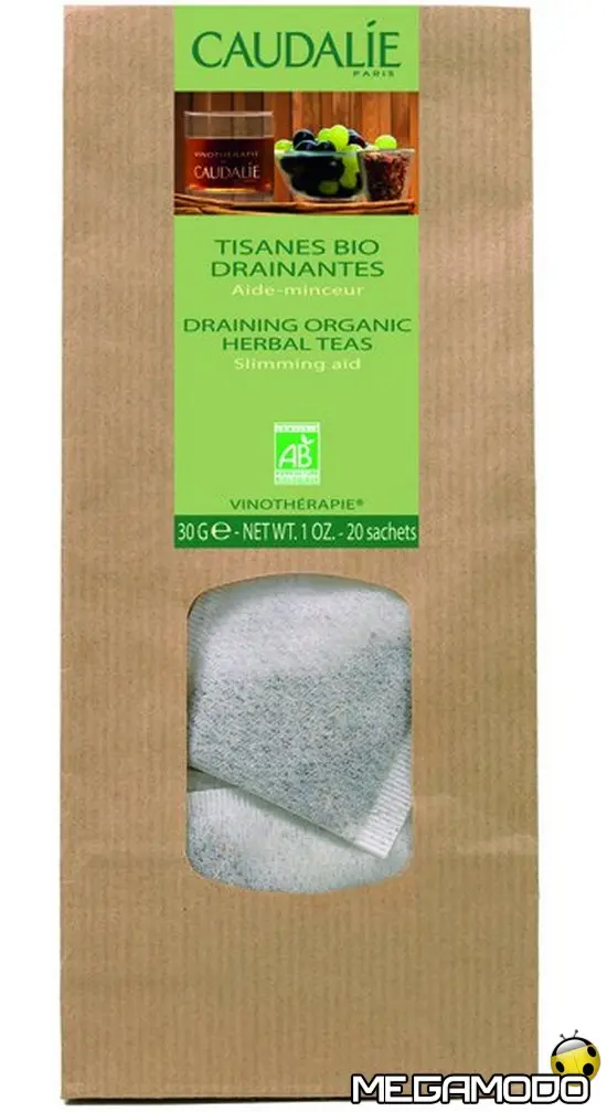 Tisanes Bio Drainantes di Caudalie