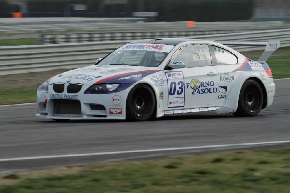 Thomas Biagi con BMW M3 e Z4 Gt3 ad Adria