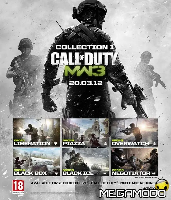 Collection Content 1 per Call of Duty Modern Warfare 3, disponibile su Xbox Live
