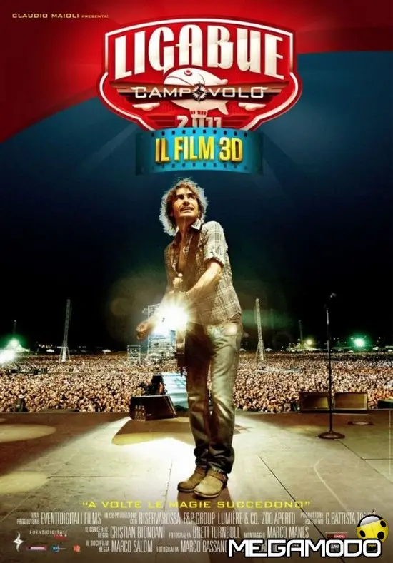 Ligabue Campovolo, il primo film concerto in 3D