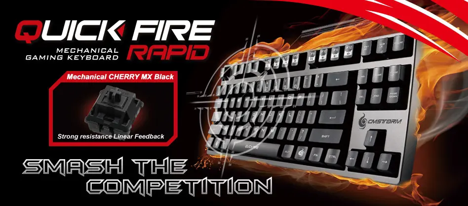 CM Storm Quickfire Rapid, la tastiera gaming dotata di layout in Italiano