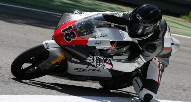 Agostino Santoro, primo podio nel CIV Moto3 a Monza