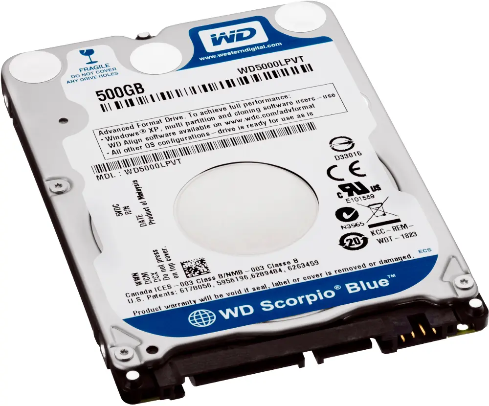WD Scorpio Blue da 7 mm, il nuovo hard disk ultrasottile