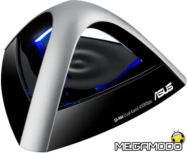 pr asus ea n66 dual band wireless n900 ethernet adapter front view