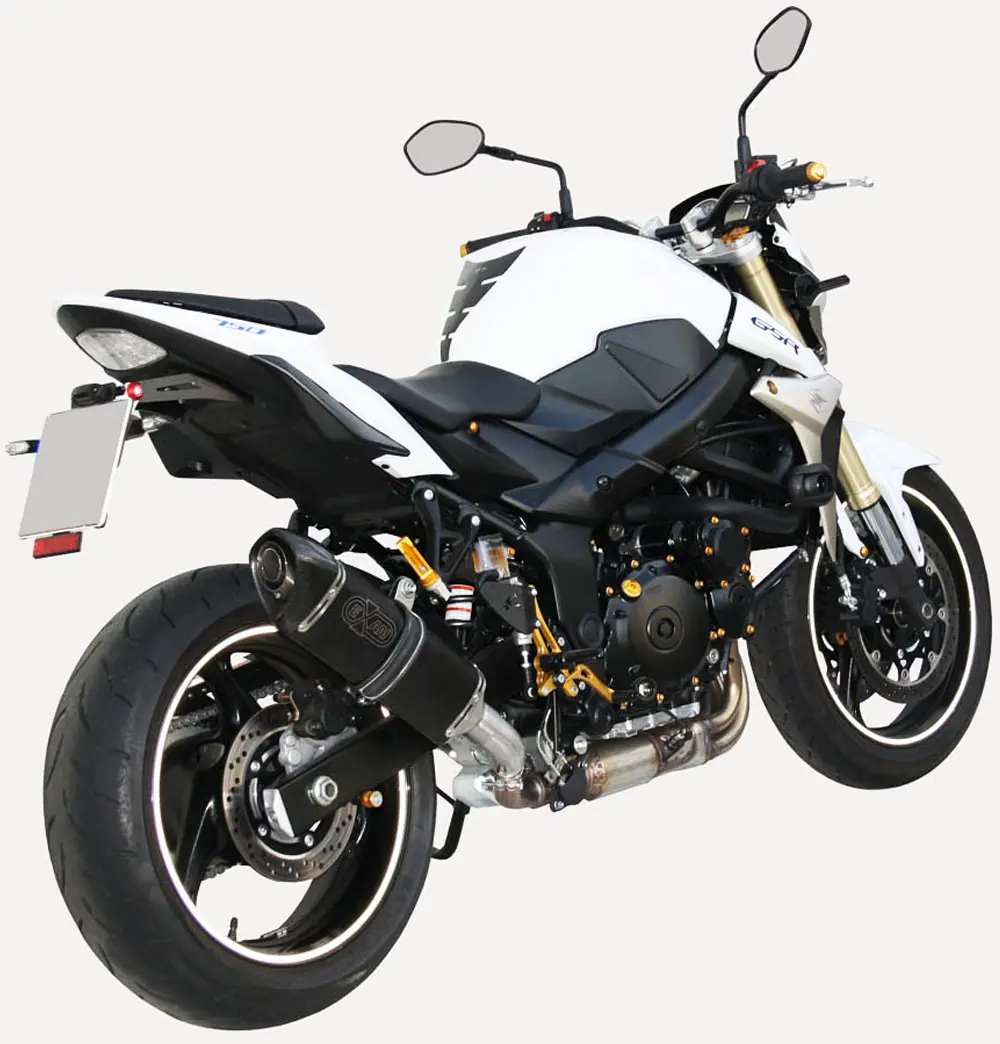 Nuovi silenziatori Exan X-Black per la Suzuki GSR 750