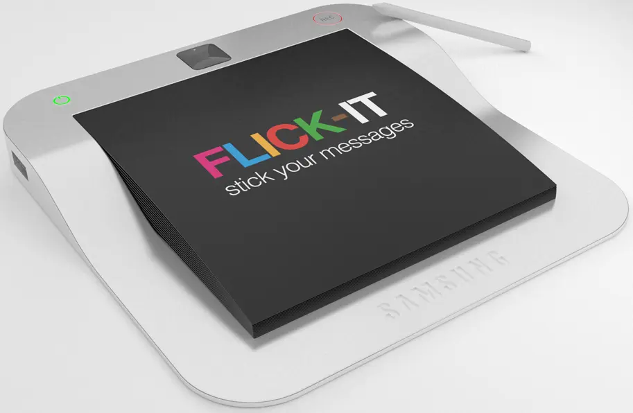 Flick-it, il post-it diventa un dispositivo tecnologico a impatto zero
