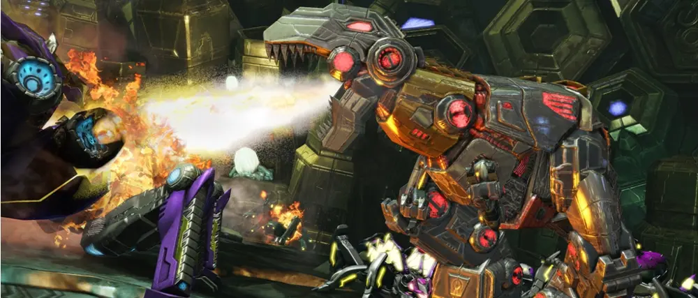 I Dinobot in Transformers La Caduta di Cybertron