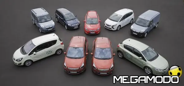 Ampia gamma di veicoli Opel a GPL e metano