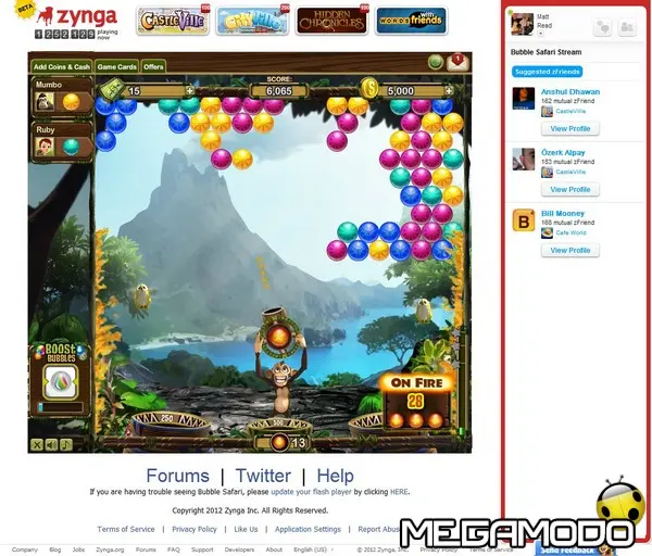 bubble safari on fire