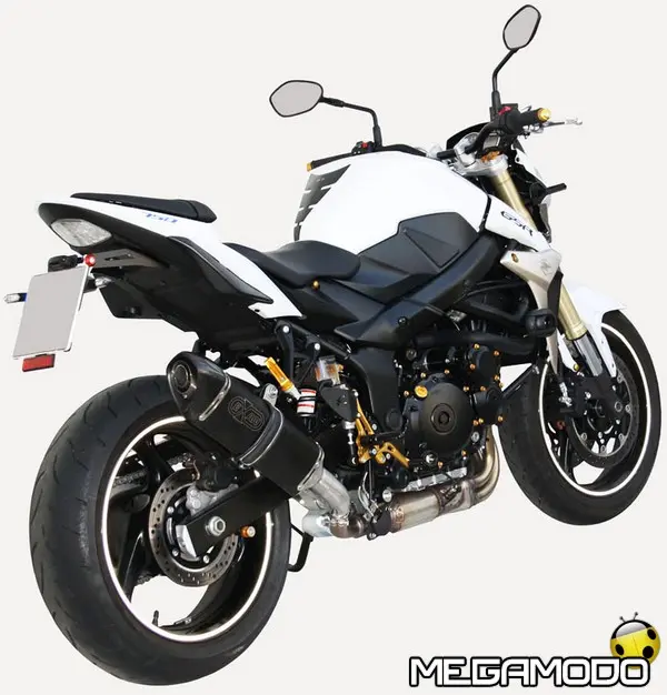 exan suzuki gsr 750 ovale inox nero x black