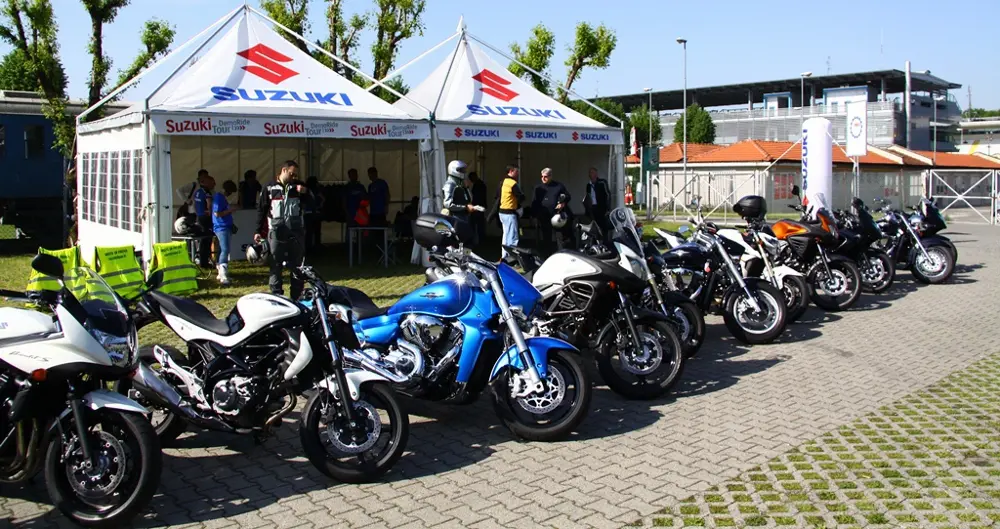 Il Suzuki Demo Ride Tour 2012 a Bergamo