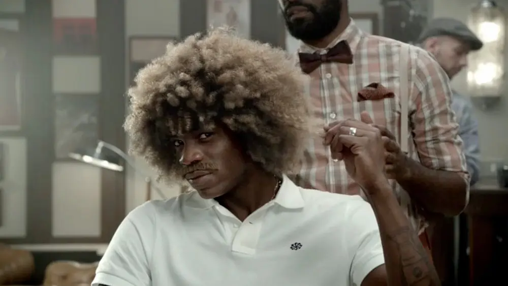 Materazzi e Mancinelli per Nike Barber Shop