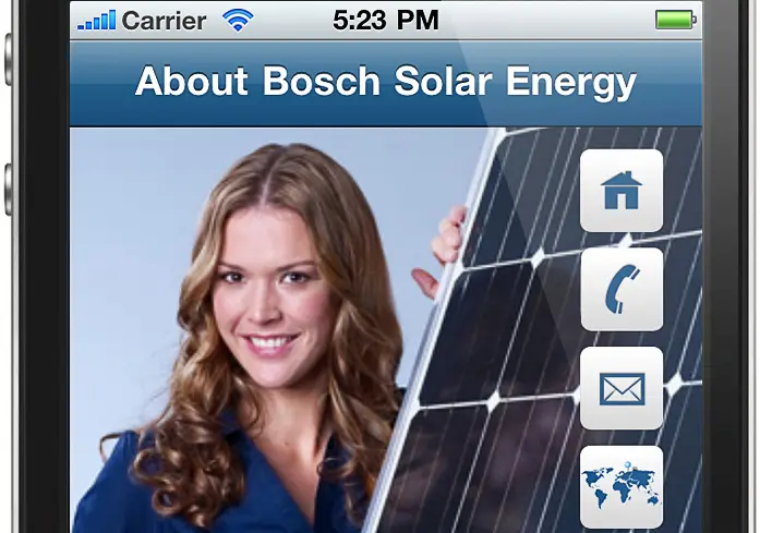 Solar Friend, la nuova App di Bosch per calcolare l'energia generata dal sole