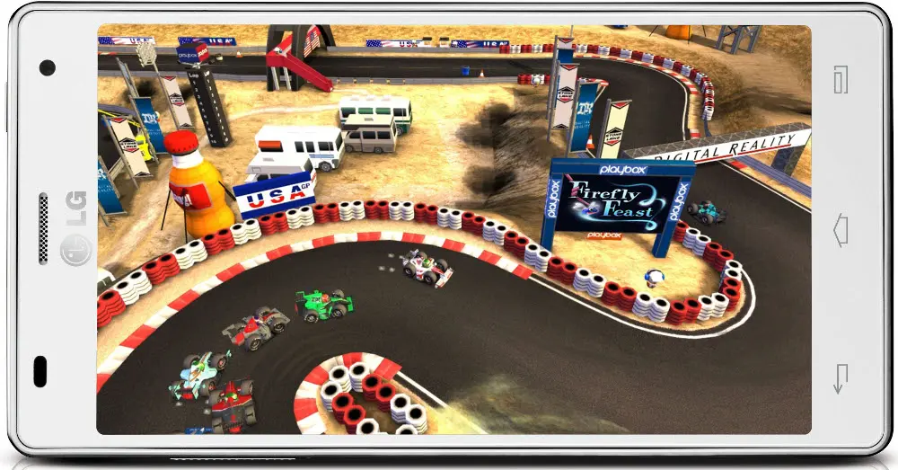 LG Optimus 4X HD e Nvidia regalano Bang Bang Racing THD