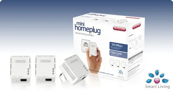 Nuove homeplug "mini" by Sitecom, Internet ad alta velocità a ogni presa elettrica di casa 