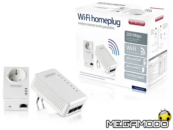 ln 531 wifi homeplug combo pack 200mbps combined