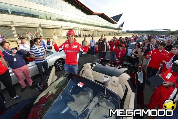 Ferrari Racing Days, Felipe Massa apre una parata da record a Silverstone