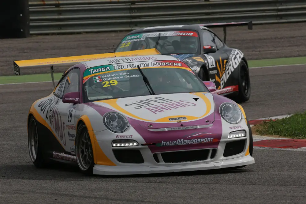 Targa Tricolore Porsche, Stefano Sala, Federico De Nora e Paolo Montin dominatori di Adria  