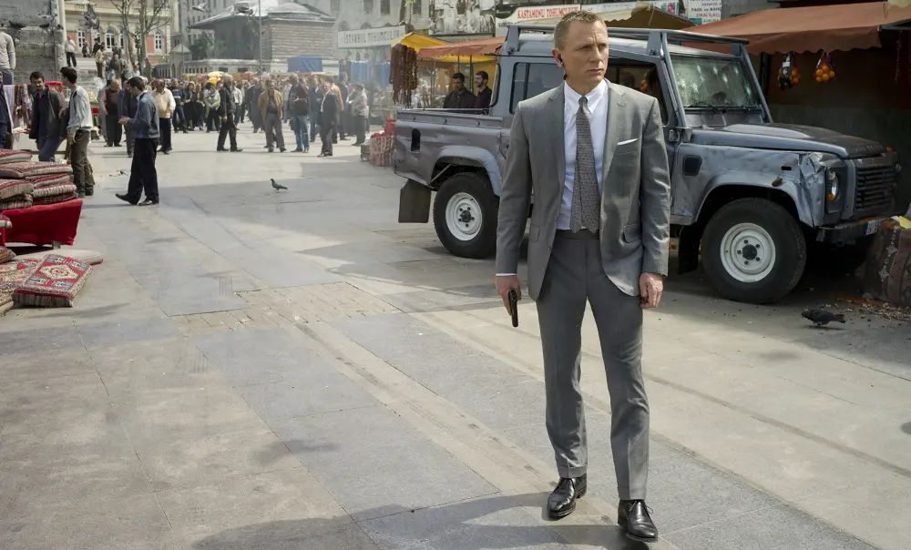 Jaguar Land Rover con James Bond sul set di Skyfall
