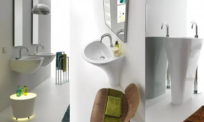 Kerasan Aquatech by Massimiliano Cicconi, tre diversi modi di pensare il lavabo
