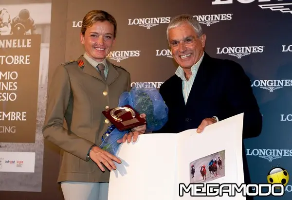 Premio "Longines Lydia Tesio alle signore dell'ippica" per il C.le dell'Esercito Italiano Lucia Vizzini 
