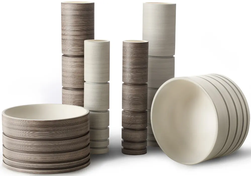 Maison & Objet 2013, serie Fibonacci by Brian Sironi per Bitossi Ceramiche