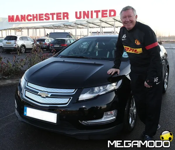 Una Chevrolet Volt per Sir Alex Ferguson  