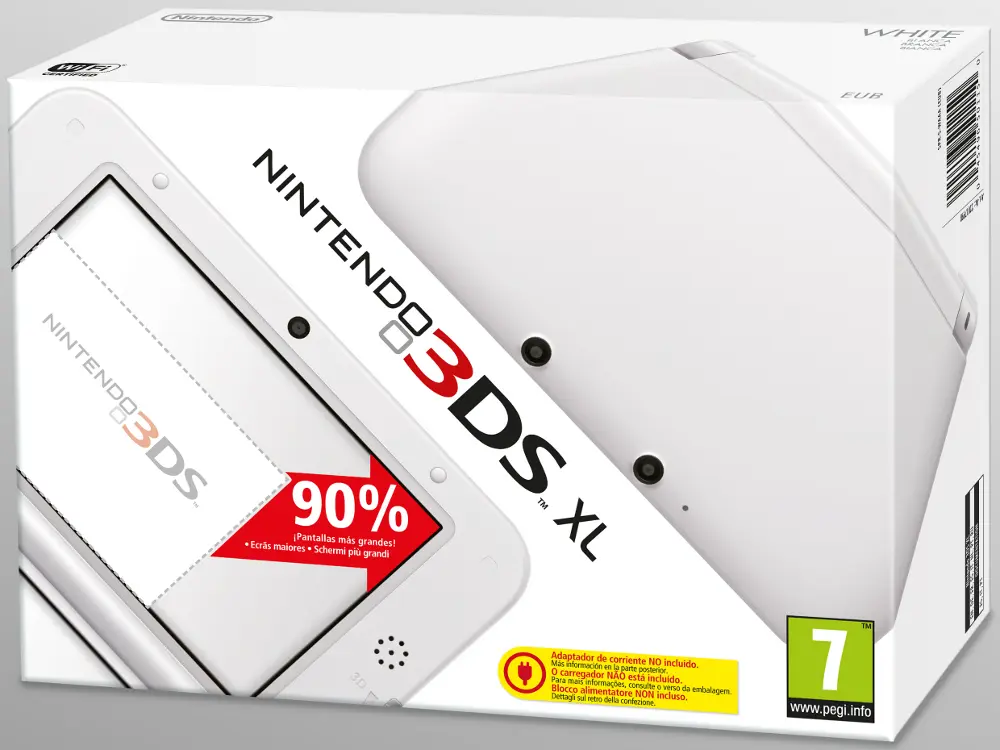 Nintendo 3DS XL, disponibile in bianco dal 22 febbraio