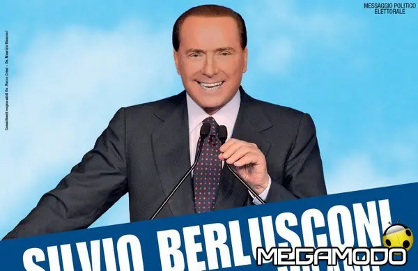 Pierluigi Bersani e Silvio Berlusconi a "Italia Domanda"