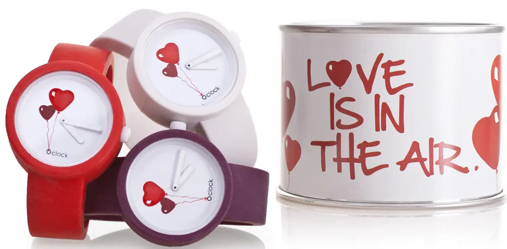 Love is in the air, l’edizione speciale dell’orologio O Clock di Fullspot per san Valentino