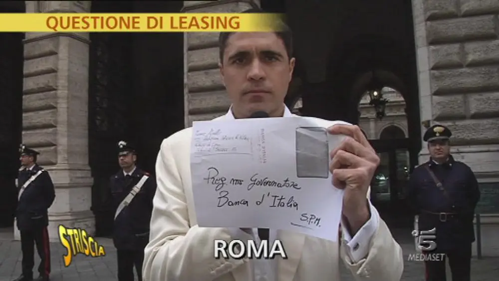 Striscia la Notizia: Moreno Morello alla Banca d’Italia