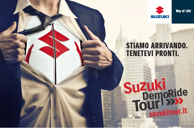 Suzuki Demo Ride Tour 2013: le tappe del 27 e 28 aprile