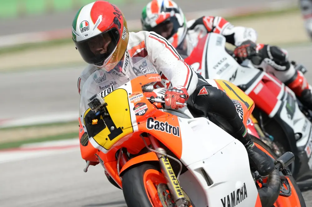 Yamaha con Agostini e Cadalora accende la “200Miglia di Imola Revival” 