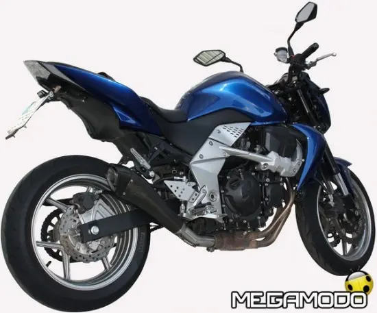 exan kawasaki z750 x black evo inox nero