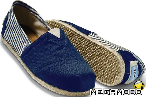 toms navy university rope sole h sp09