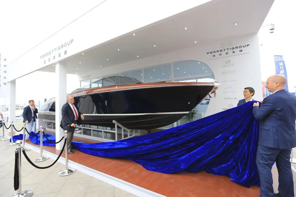 Ferretti al Qingdao International Boat Show 2013