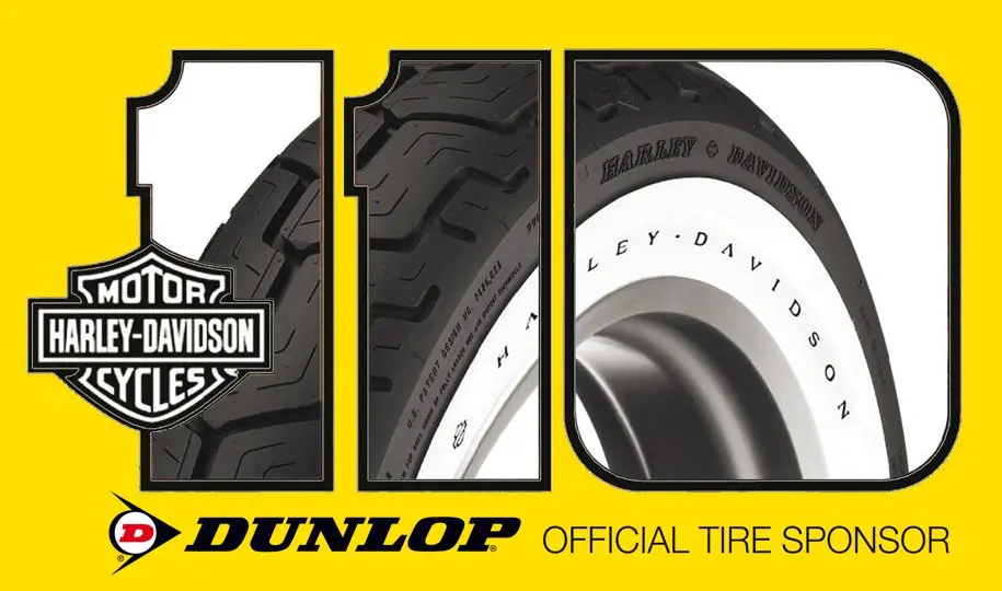 Dunlop per i 110 anni di Harley-Davidson