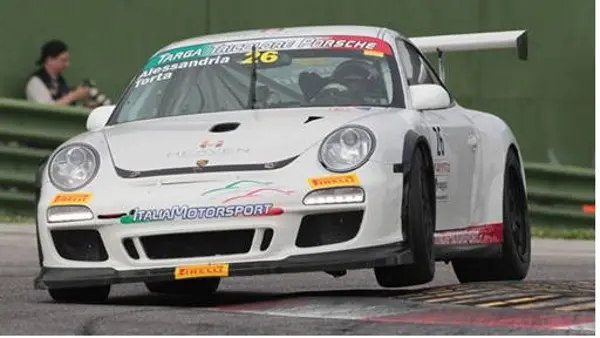 Targa Tricolore Porsche 2013, ad Adria la sfortuna ci vede anche di notte