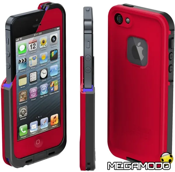 fre lifeproof iphone5 red