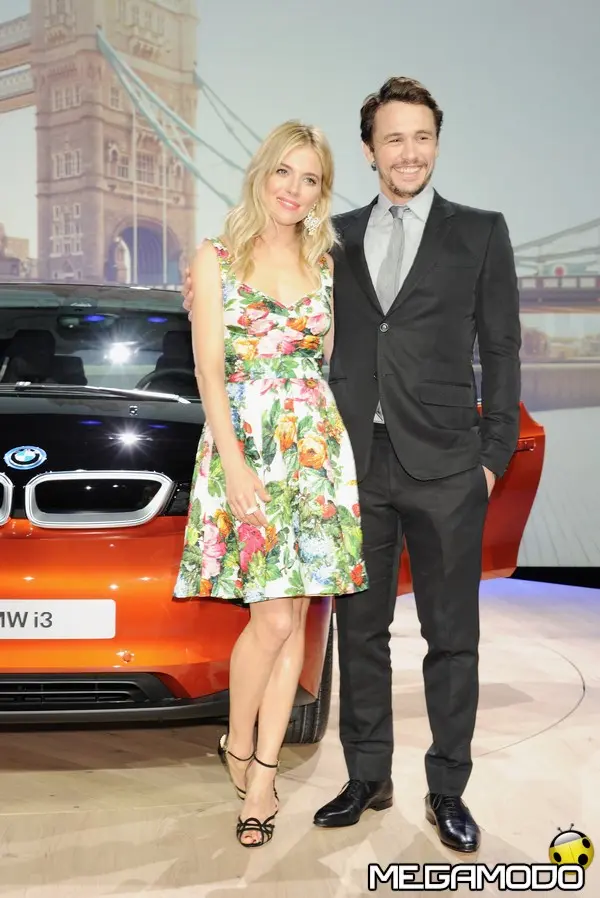Sienna Miller e James Franco per la prima mondiale della BMW i3
