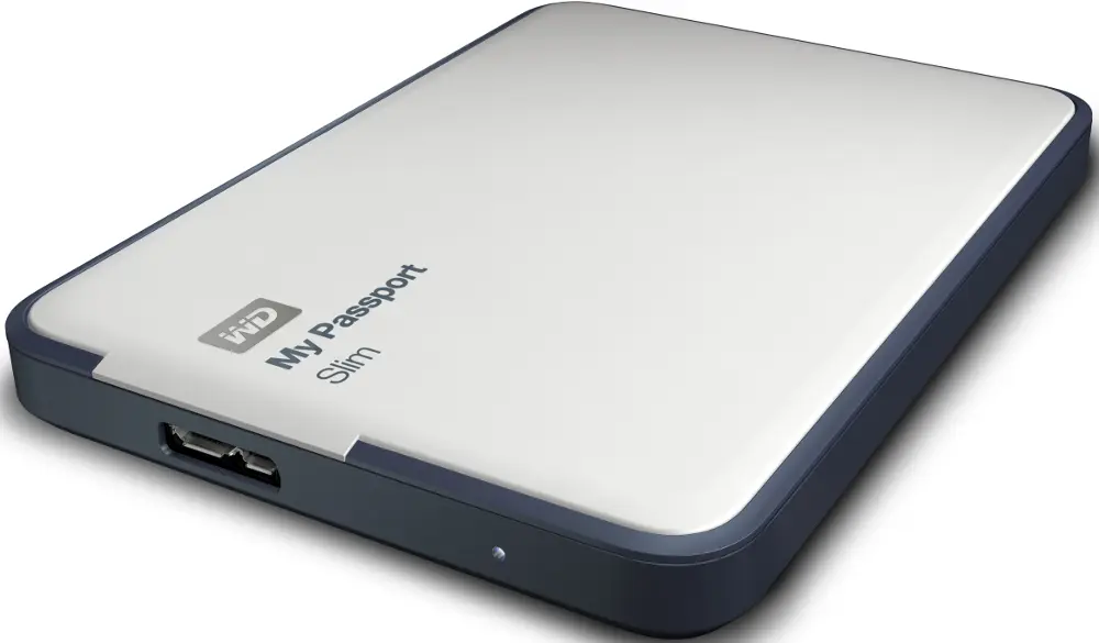 WD My Passport Slim, l'hard disk sottile da 2TB con case in metallo e crittografia hardware