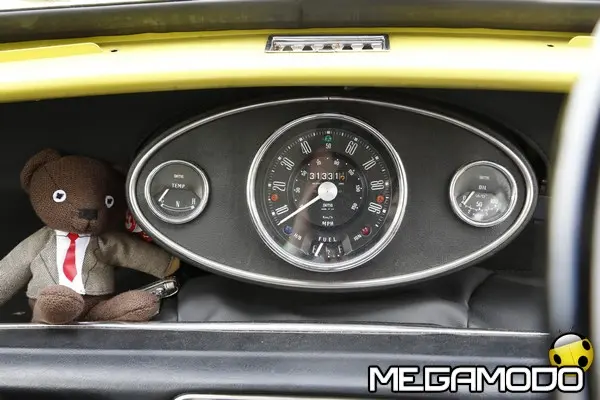 Mini classica di Mr. Bean al “Creme 21 Youngtimer Rally”