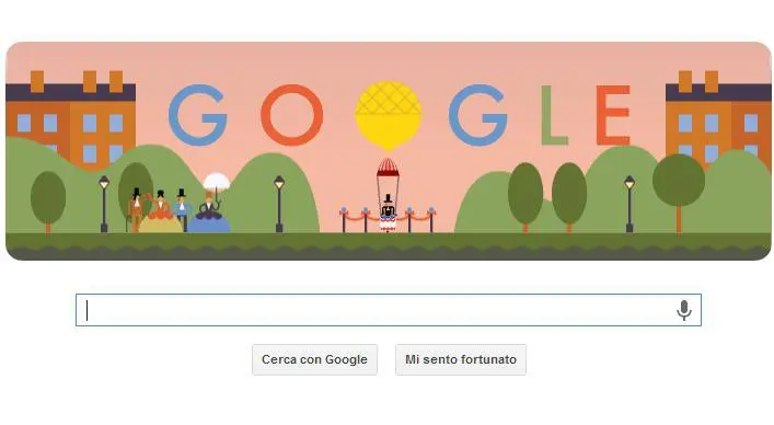 André-Jacques Garnerin: Google doodle per il primo lancio col paracadute