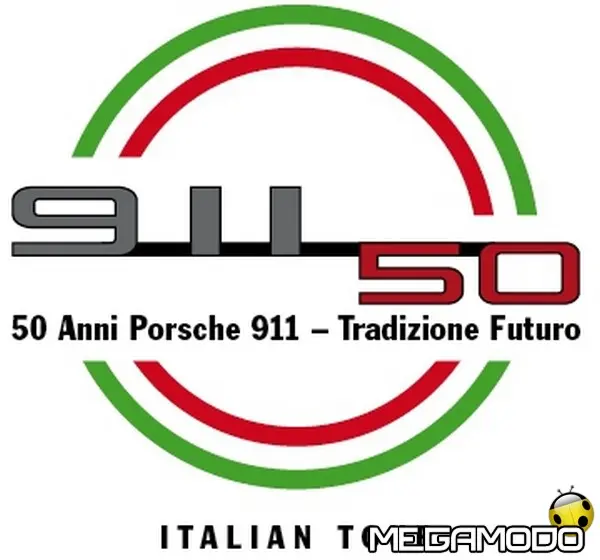 logo 50 anni 911 italian tour