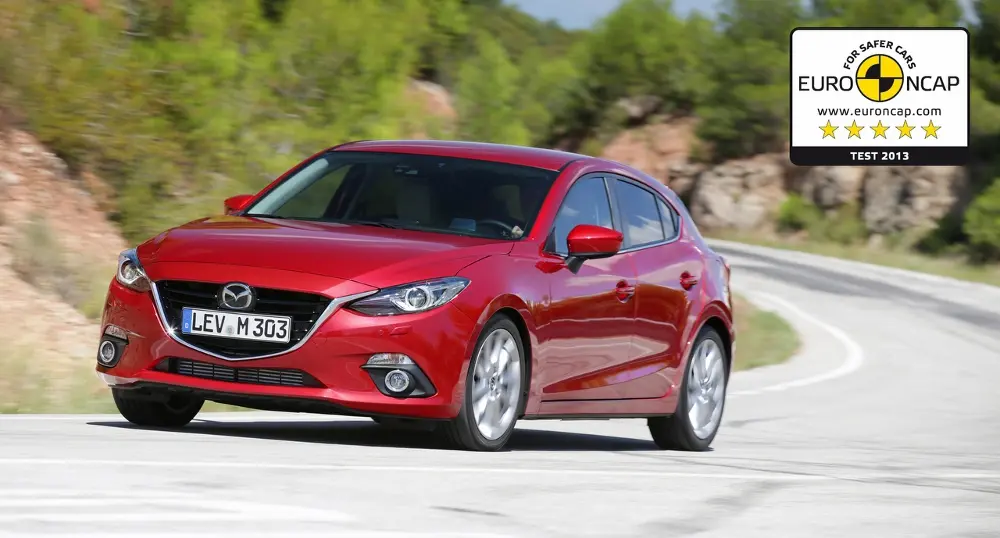 Mazda3 conquista 5 stelle Euro NCAP