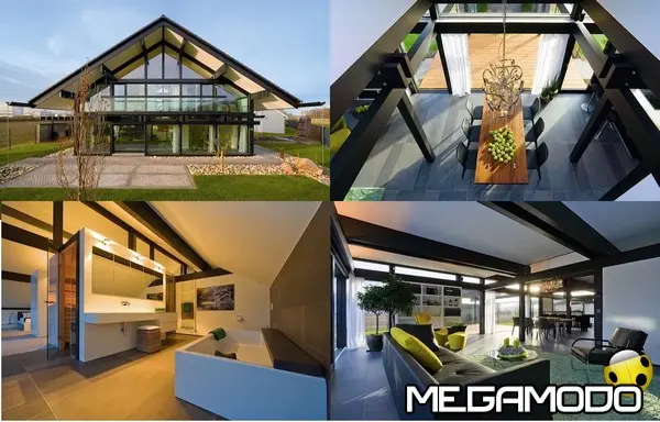 Case di Classe A+ a basso impatto energetico: Art di Huf Haus