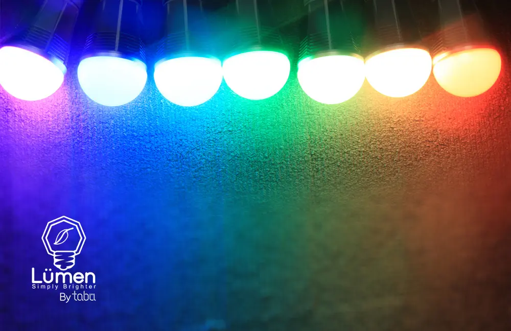 Tabu Lumen, la lampada a LED controllabile da dispositivi Apple e Android