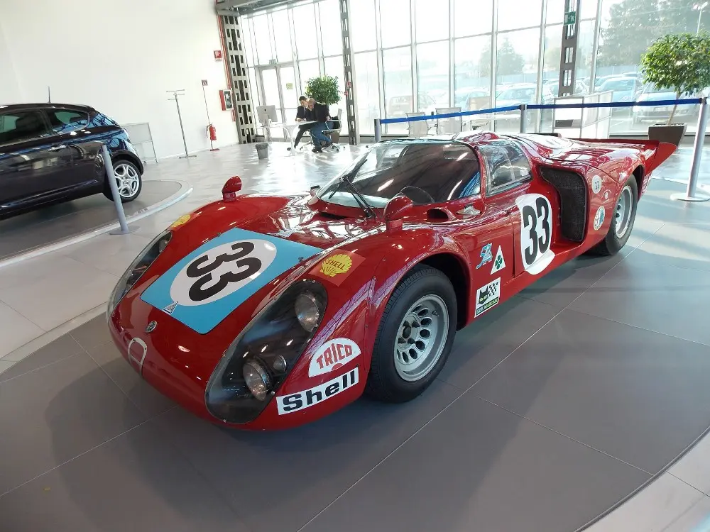 Fiat 131 Abarth, Lancia Delta Stradale S4, e Alfa Romeo 33 Daytona al Mirafiori Motor Village