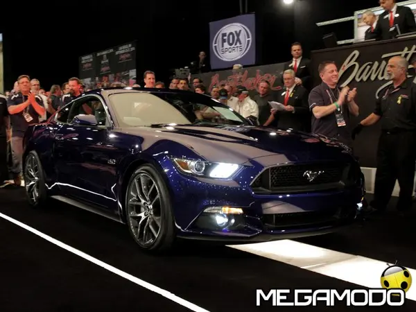 La prima Ford Mustang 2015 battuta all'asta a 300.000 dollari per la ricerca contro il diabete