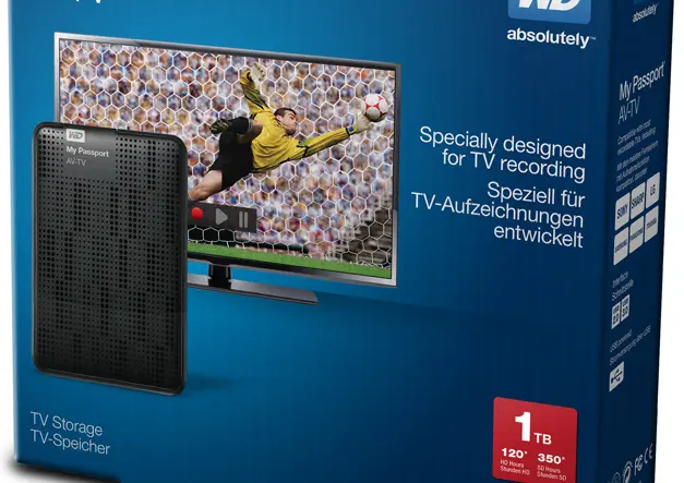 My Passport AV-TV di WD semplifica la registrazione e la riproduzione su TV 